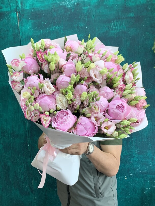 Роскошные пионы розовые, артикул F1288632 - 29090 рублей, доставка по городу. Flawery - доставка цветов