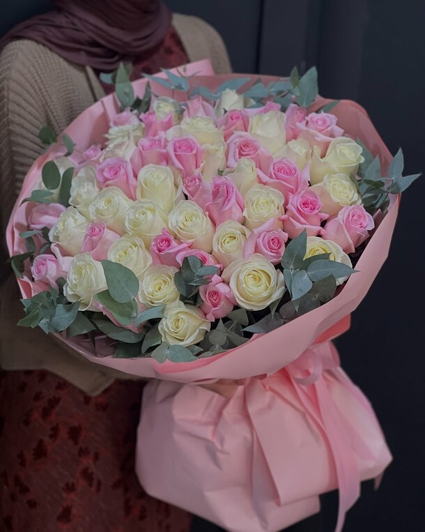 Нежная роза, артикул F1366579 - 38066 рублей, доставка по городу. Flawery - доставка цветов