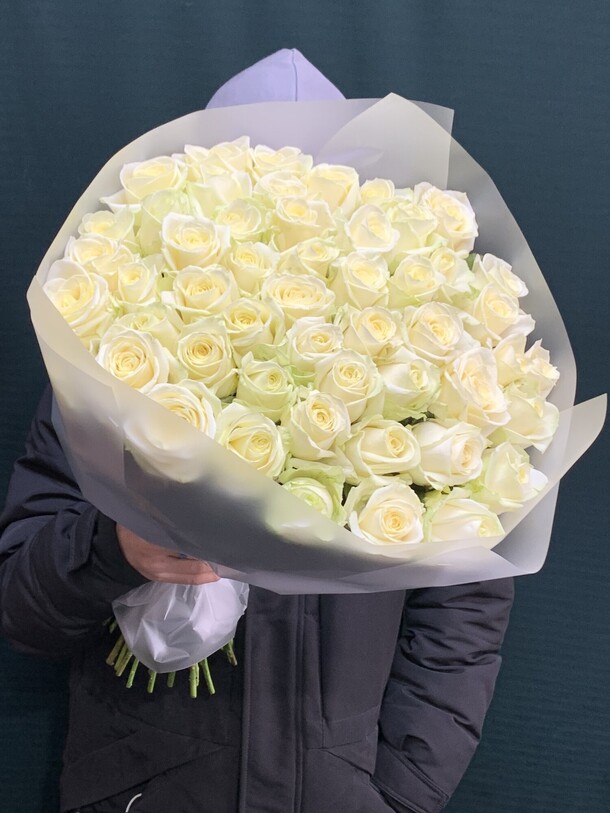 Роза 51 (60см), артикул F1407036 - 6999 рублей, доставка по городу. Flawery - доставка цветов