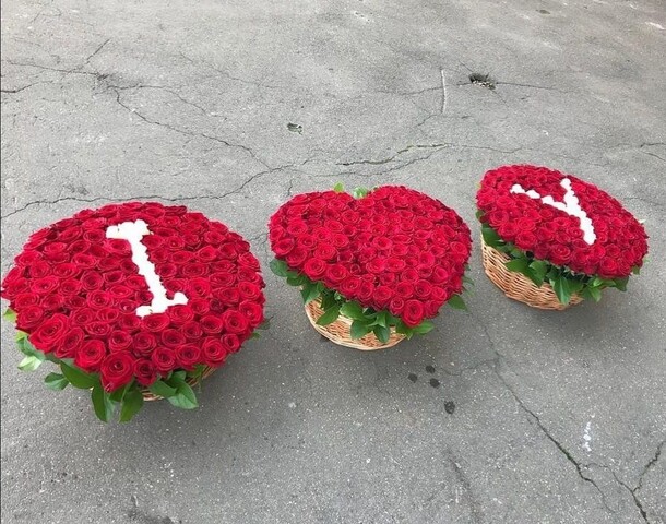 I love you, артикул F51360 - 146155 рублей, доставка по городу. Flawery - доставка цветов