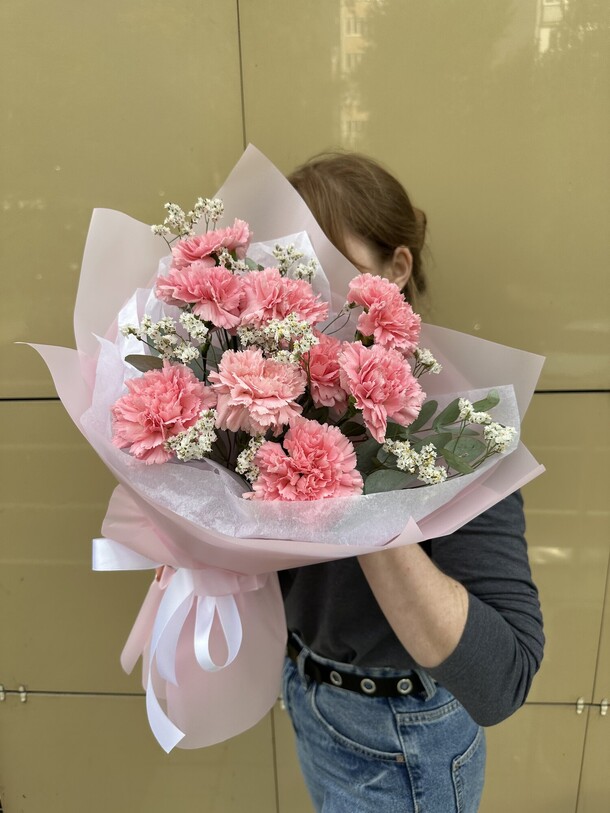 Диантусы, артикул F1434857 - 3727 рублей, доставка по городу. Flawery - доставка цветов