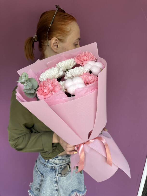 Нежный хлопок, артикул F1451778 - 3028 рублей, доставка по городу. Flawery - доставка цветов