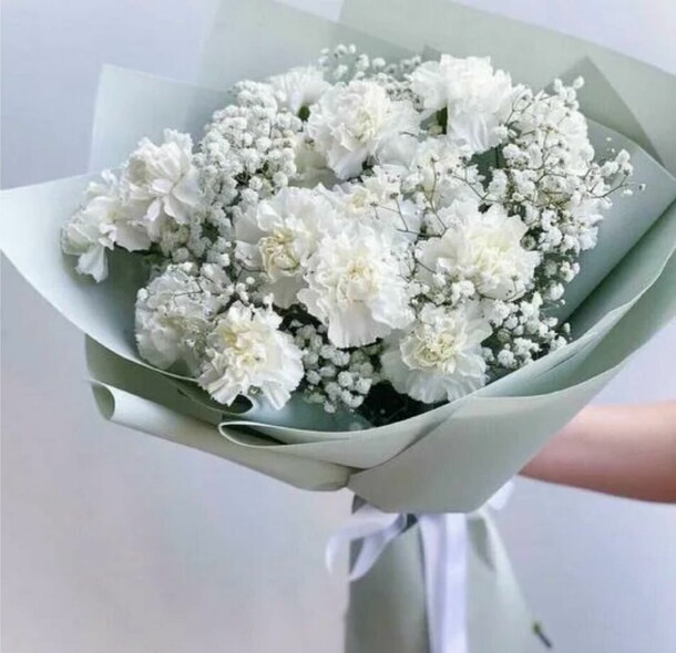 Букет из нежного диантуса, артикул F1406751 - 5760 рублей, доставка по городу. Flawery - доставка цветов