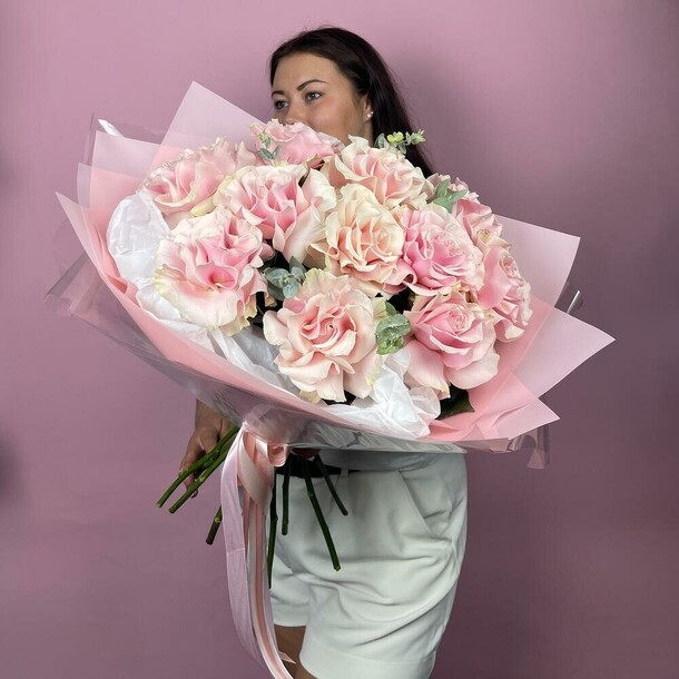 Premium💕 розовые, артикул F1214367 - 7500 рублей, доставка по городу. Flawery - доставка цветов