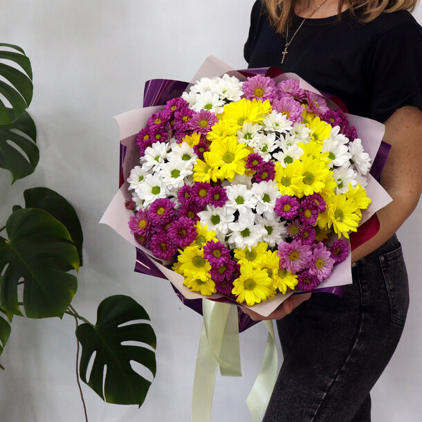 Букет«романтика», артикул F1081796 - 6200 рублей, доставка по городу. Flawery - доставка цветов