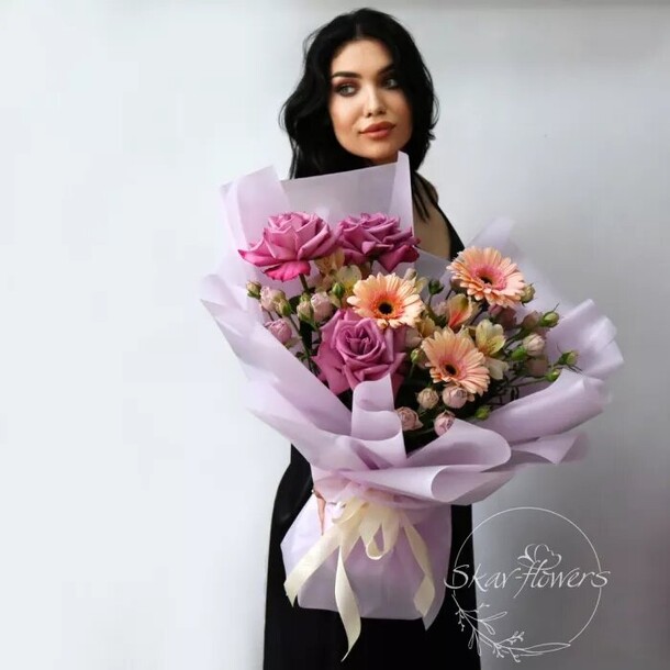 Букет "чистое сердце", артикул F1362343 - 4850 рублей, доставка по городу. Flawery - доставка цветов