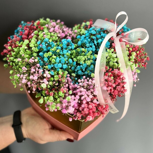 Corazón brillante, артикул F1435501 - 4400 рублей, доставка по городу. Flawery - доставка цветов