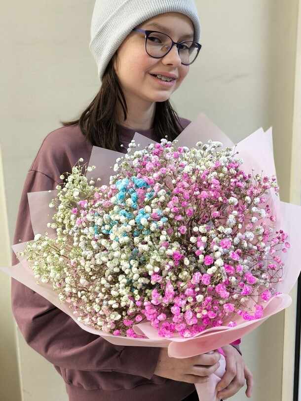 Букет из гипсофилы, артикул F1457167 - 4900 рублей, доставка по городу. Flawery - доставка цветов