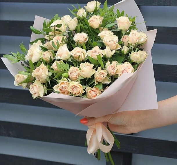 Крем, артикул F1107963 - 9000 рублей, доставка по городу. Flawery - доставка цветов