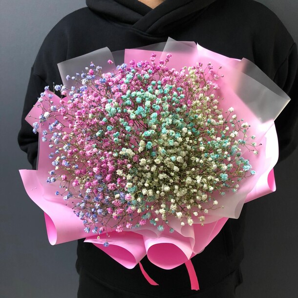 "облачко гипсофилы", артикул F1209942 - 3939 рублей, доставка по городу. Flawery - доставка цветов