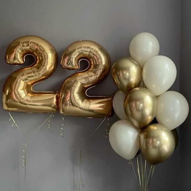 Набор шаров 19, артикул F1414015 - 5652 рублей, доставка по городу. Flawery - доставка цветов