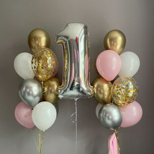 Набор шаров 20, артикул F1414018 - 6730 рублей, доставка по городу. Flawery - доставка цветов