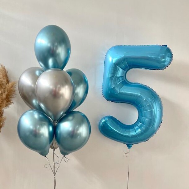 Набор шаров 7, артикул F1414023 - 3706 рублей, доставка по городу. Flawery - доставка цветов