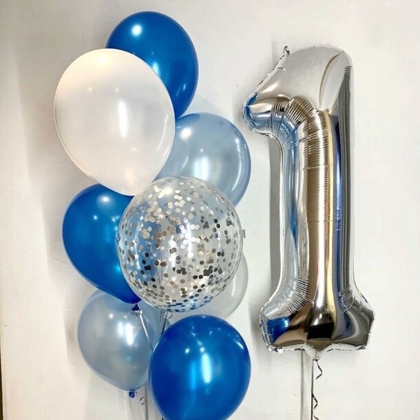 Набор шаров 5, артикул F1414027 - 3706 рублей, доставка по городу. Flawery - доставка цветов