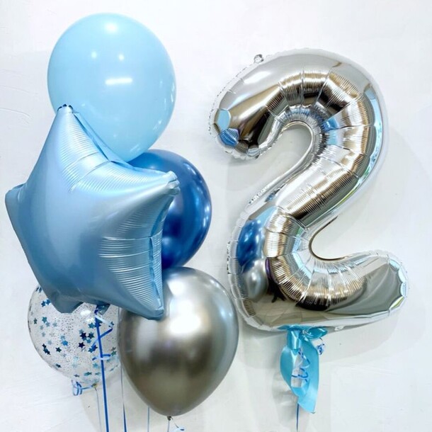 Набор шаров 4, артикул F1414028 - 3468 рублей, доставка по городу. Flawery - доставка цветов