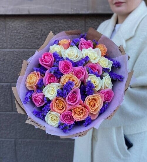 Букет вивьен, размер m, артикул F1422789 - 6364 рублей, доставка по городу. Flawery - доставка цветов