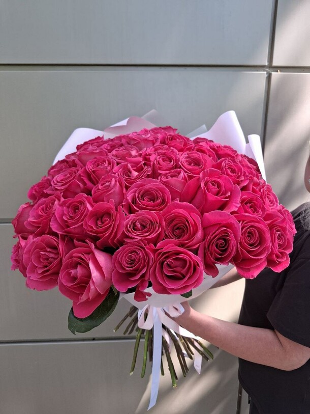 Алая симфония, артикул F1506407 - 19800 рублей, доставка по городу. Flawery - доставка цветов