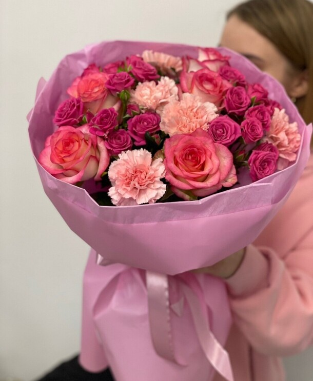 Розовое облачко, артикул F1420843 - 4490 рублей, доставка по городу. Flawery - доставка цветов