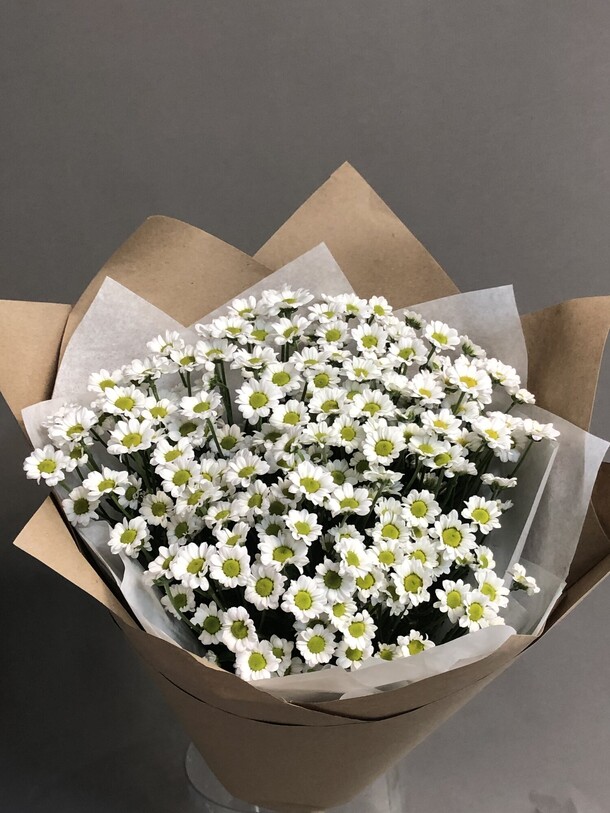 Ромашки, артикул F1195774 - 3350 рублей, доставка по городу. Flawery - доставка цветов