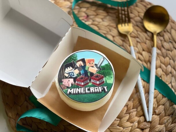 Бенто-торт minecraft, артикул F1423995 - 2519 рублей, доставка по городу. Flawery - доставка цветов