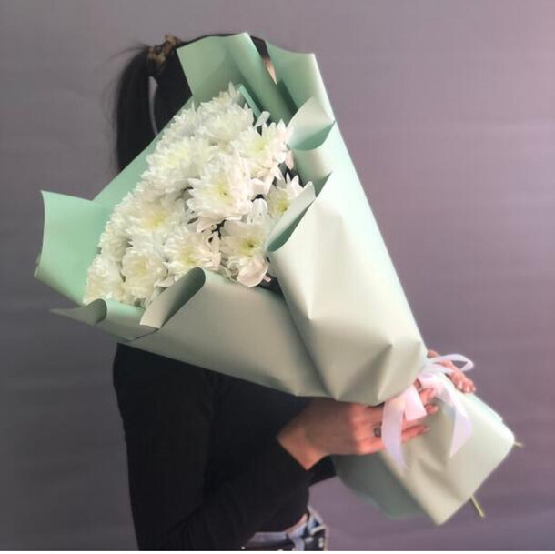 Букет хризантем, артикул F1424337 - 3000 рублей, доставка по городу. Flawery - доставка цветов