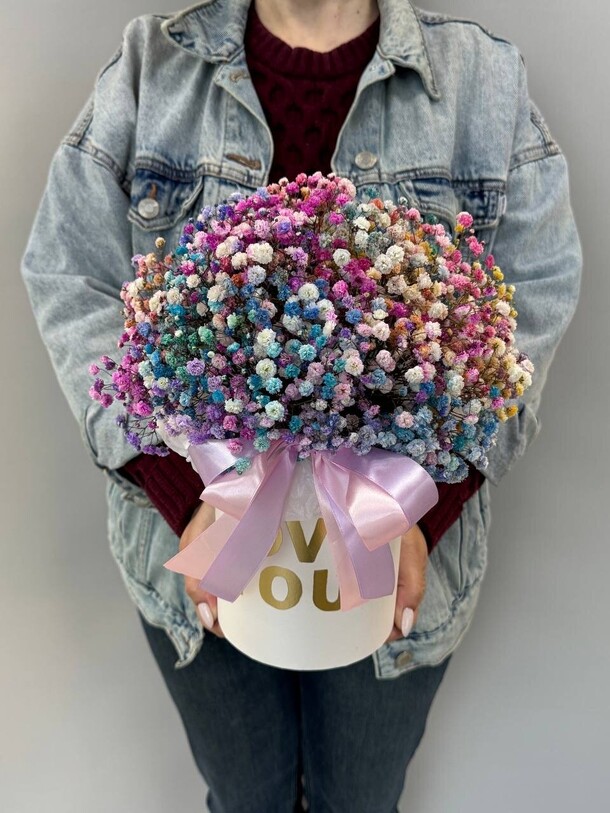 Композиция «калейдоскоп», артикул F1432795 - 2700 рублей, доставка по городу. Flawery - доставка цветов