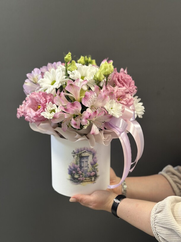 Композиция «романтика», артикул F1433899 - 3000 рублей, доставка по городу. Flawery - доставка цветов