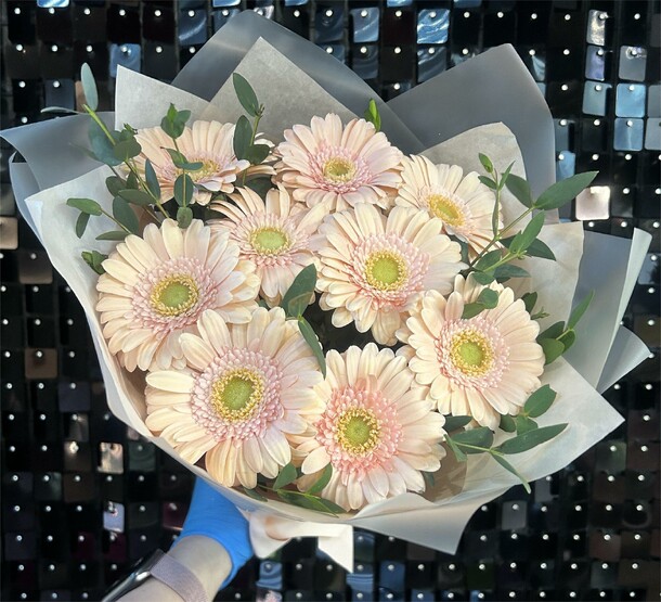 Моно букет из гермини, артикул F1435211 - 2550 рублей, доставка по городу. Flawery - доставка цветов