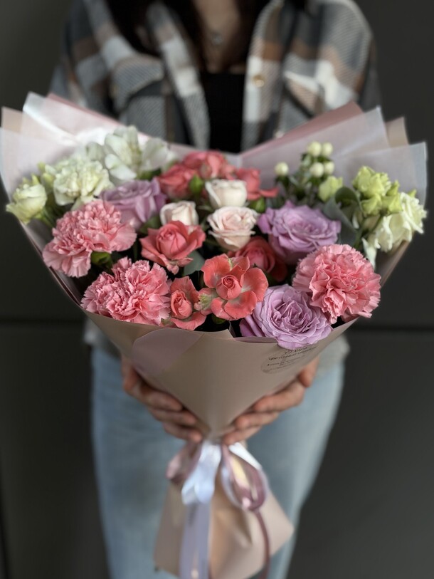 Букет нежность, артикул F1443538 - 4200 рублей, доставка по городу. Flawery - доставка цветов