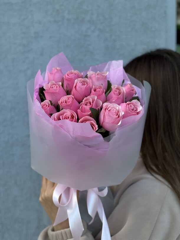 Розовая кения 15, артикул F1437278 - 4100 рублей, доставка по городу. Flawery - доставка цветов