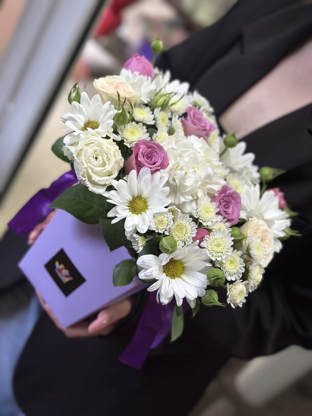 Ромашки, артикул F1444533 - 2150 рублей, доставка по городу. Flawery - доставка цветов