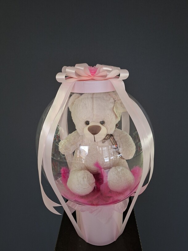 Воздушный медведь, артикул F1528253 - 2800 рублей, доставка по городу. Flawery - доставка цветов