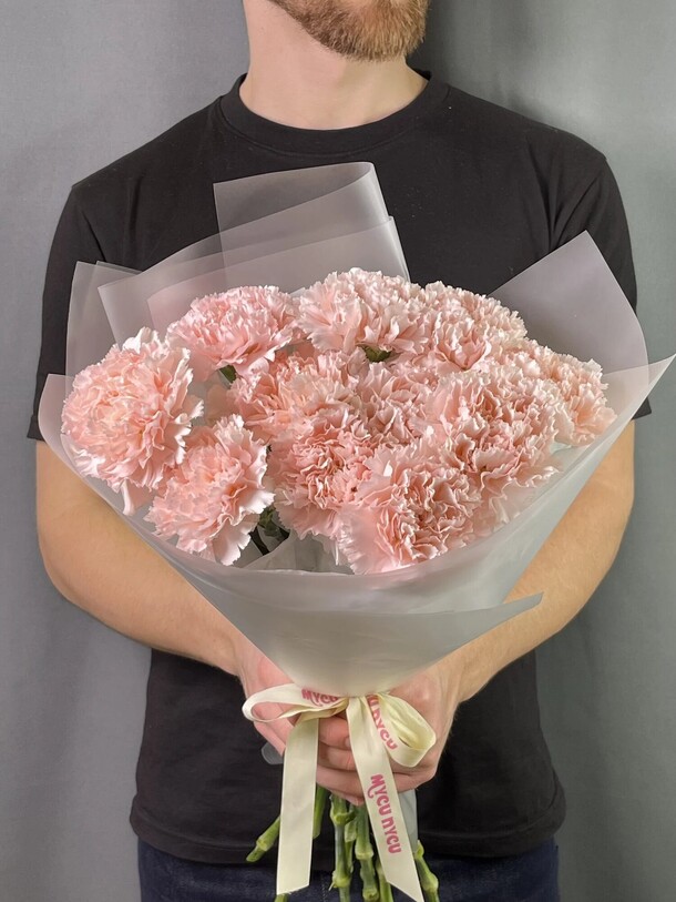 Нежный букет диантус ханой, артикул F1408670 - 3180 рублей, доставка по городу. Flawery - доставка цветов
