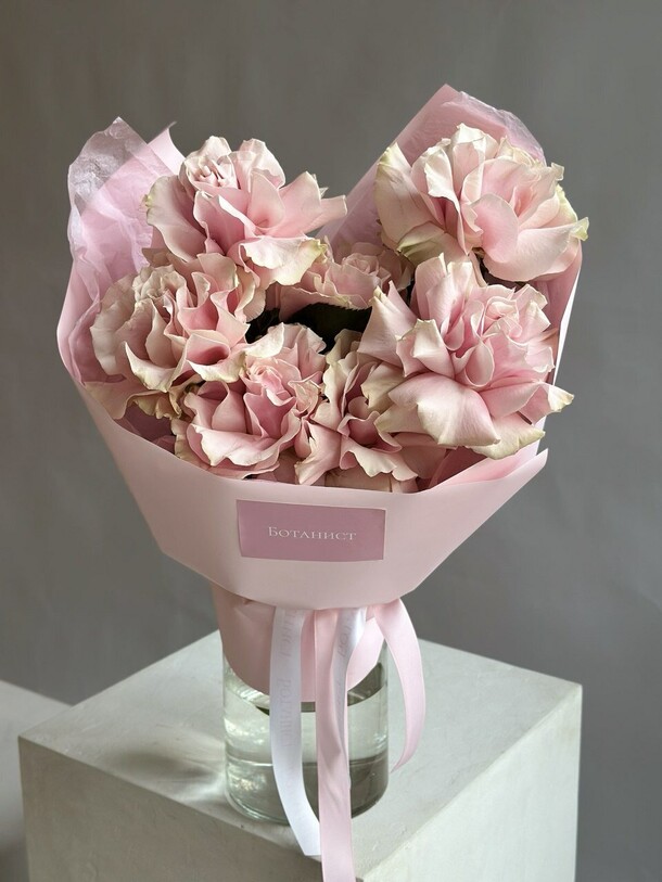 Букет из розовой розы, артикул F1452513 - 2500 рублей, доставка по городу. Flawery - доставка цветов