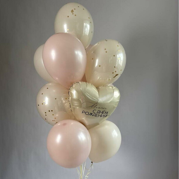 Нежный фонтан шаров, артикул F1453691 - 3650 рублей, доставка по городу. Flawery - доставка цветов