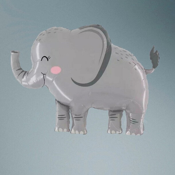 Шар фигура слоник серый, артикул F1455449 - 1790 рублей, доставка по городу. Flawery - доставка цветов