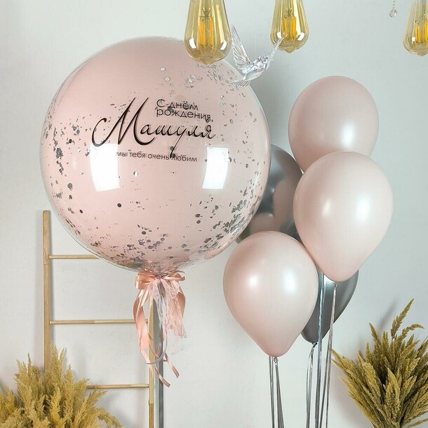 Набор шаров на день рождения, артикул F1456674 - 5000 рублей, доставка по городу. Flawery - доставка цветов