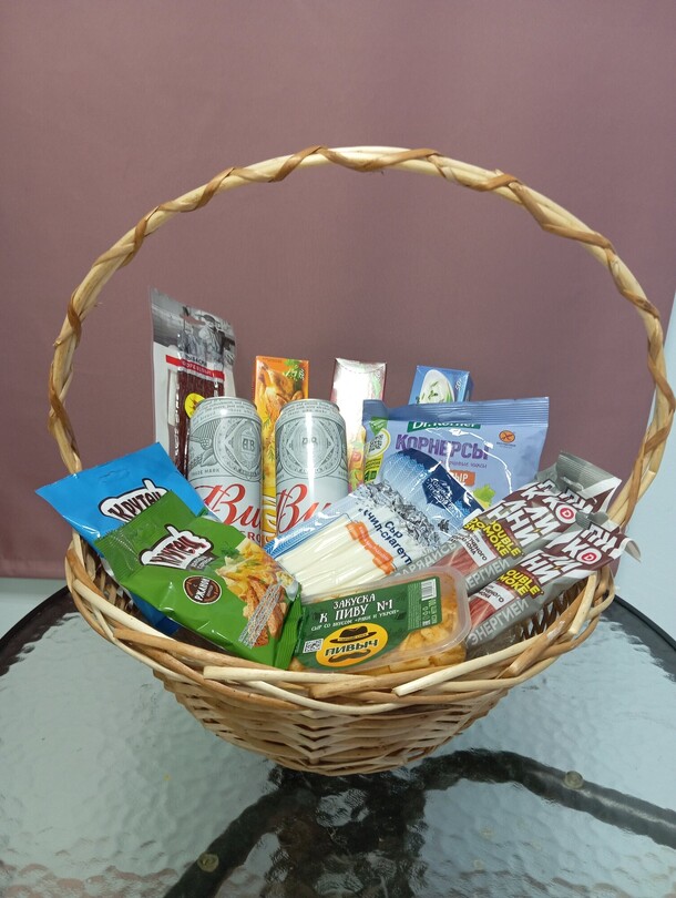 Вкусный набор к пенному, артикул F1435114 - 3500 рублей, доставка по городу. Flawery - доставка цветов