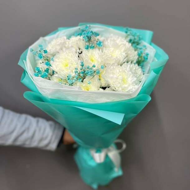 Хризантема кустовая, артикул F1426470 - 1990 рублей, доставка по городу. Flawery - доставка цветов