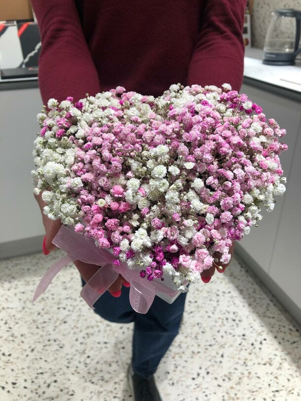 Нежное сердце, артикул F1142824 - 2500 рублей, доставка по городу. Flawery - доставка цветов