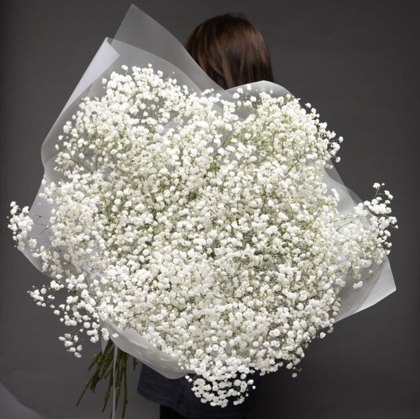 Белоснежное облако гипсофилы, артикул F1190608 - 7850 рублей, доставка по городу. Flawery - доставка цветов