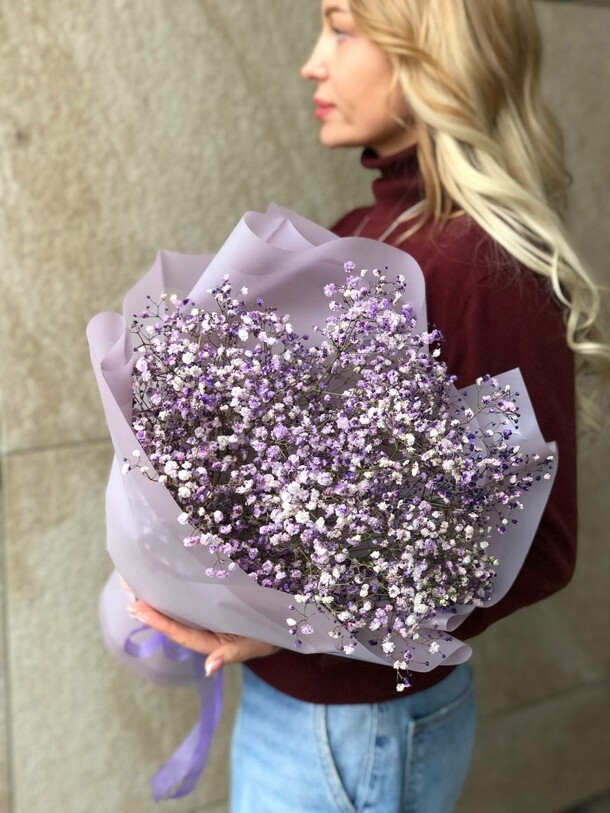 Комплимент из гипсофилы, артикул F1230485 - 2450 рублей, доставка по городу. Flawery - доставка цветов