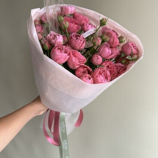 Розы пионы с ароматом малины, артикул F1470249 - 3300 рублей, доставка по городу. Flawery - доставка цветов