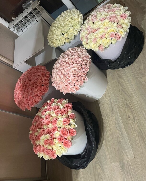 501 роза признание любви, артикул F1469742 - 133100 рублей, доставка по городу. Flawery - доставка цветов