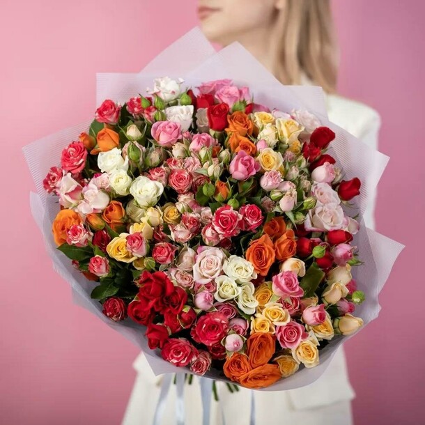 Палитра счастья, артикул F1478030 - 11200 рублей, доставка по городу. Flawery - доставка цветов