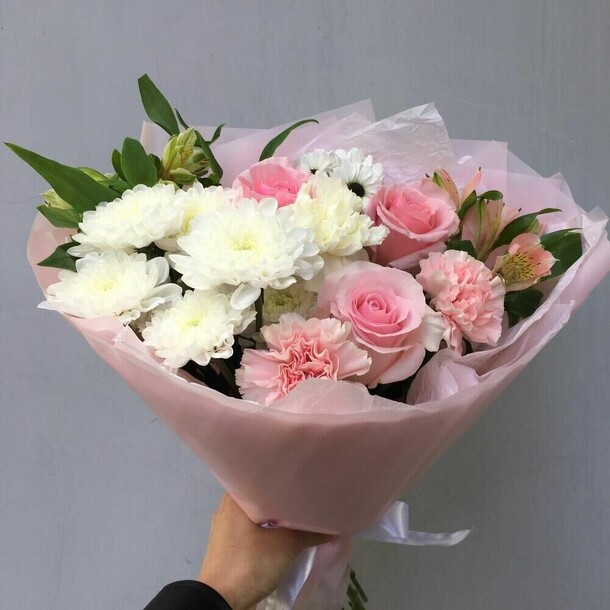 Букет воздух, артикул F1267405 - 4600 рублей, доставка по городу. Flawery - доставка цветов