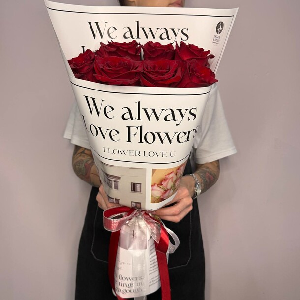 Букет из роз, артикул F1487724 - 3900 рублей, доставка по городу. Flawery - доставка цветов