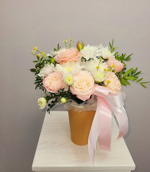 Цветочный десерт, артикул F1404096 - 1815 рублей, доставка по городу. Flawery - доставка цветов