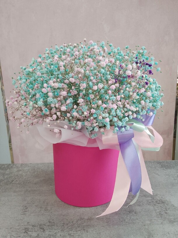 Гипсофила в коробке, артикул F1414878 - 3850 рублей, доставка по городу. Flawery - доставка цветов