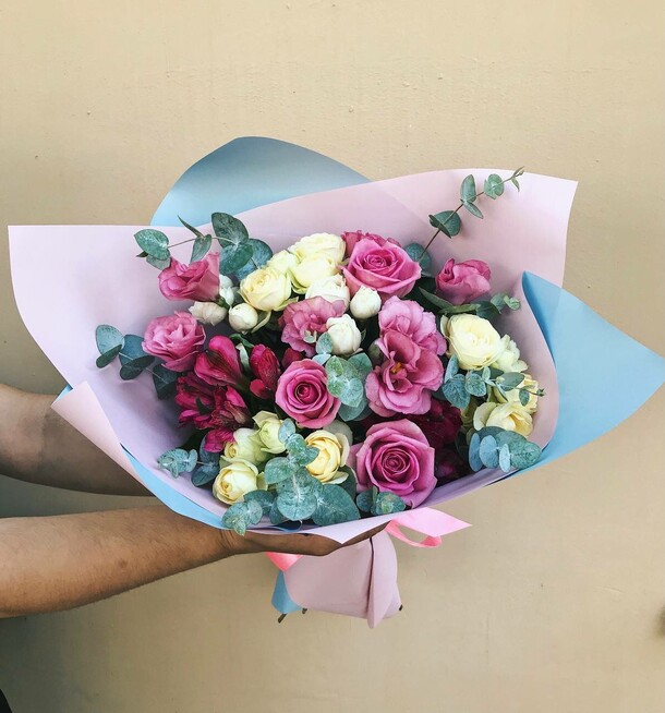 Букет "стенли", артикул F1127904 - 3620 рублей, доставка по городу. Flawery - доставка цветов